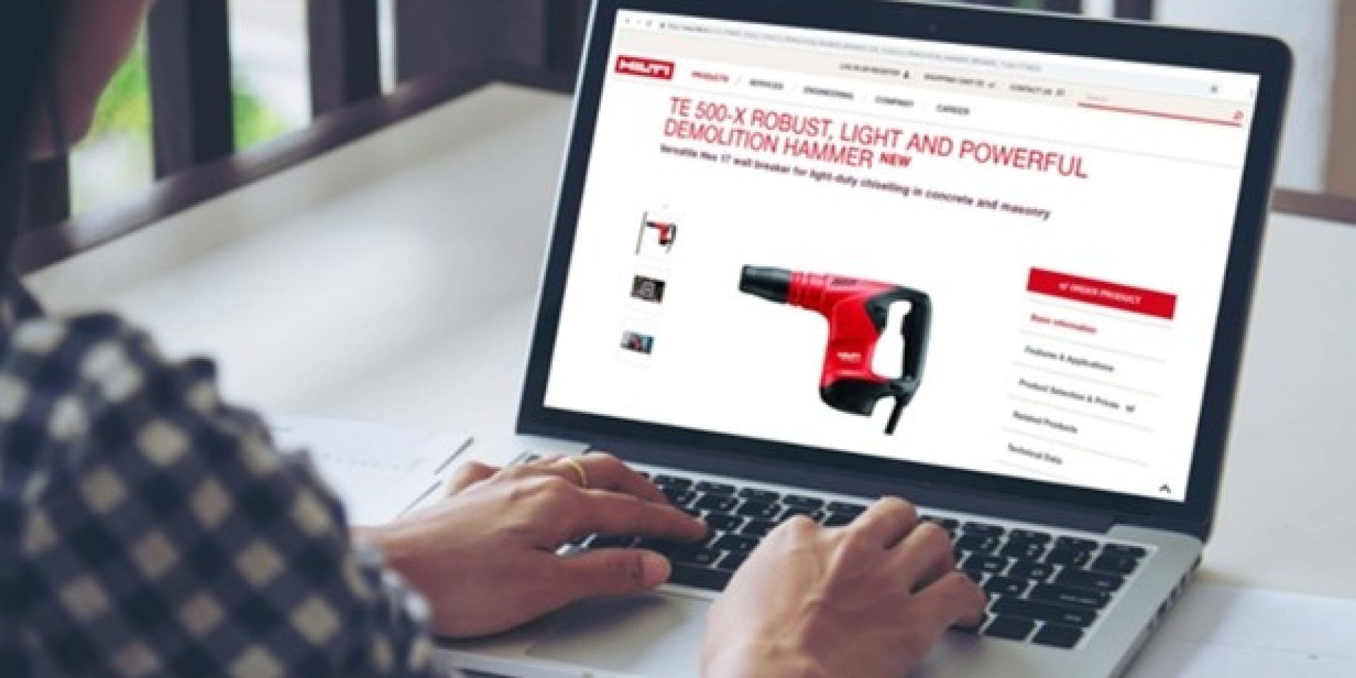 Get the job done faster on Hilti's website with online ordering and support built around your needs.