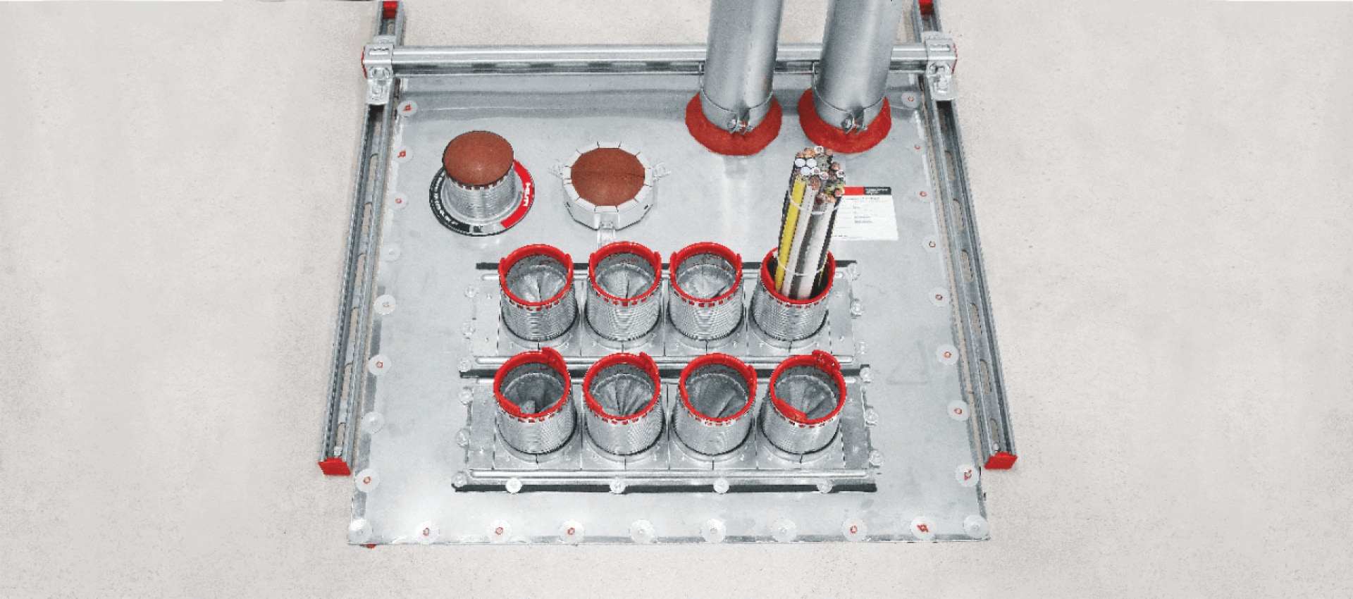 CFS-CU Firestop cushions cable tray