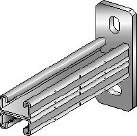 MQK-21 D-F Hot-dip galvanised (HDG) double bracket for medium-duty applications