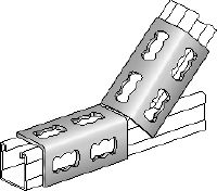 MQW 45°/135°-F Góc 45 hoặc 135 độ mạ kẽm nhúng nóng (HDG) để nối nhiều thanh giằng MQ