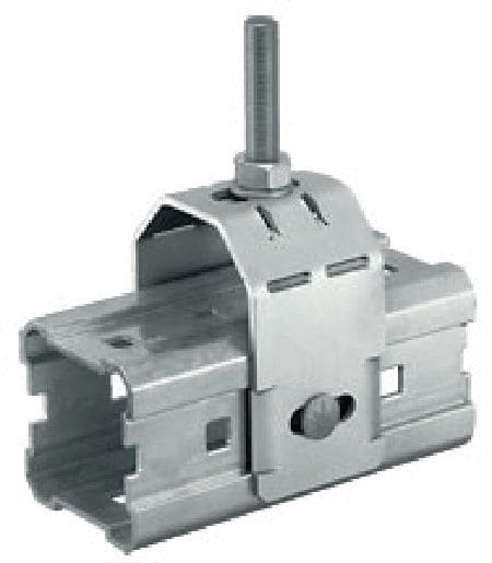 Đầu nối khung MIC-TRC (đôi) Đầu nối mạ kẽm nhúng nóng (HDG) để liên kết que ren M12 (1/2) và M20 (3/4) với dầm MI
