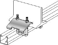 Kẹp dầm MQT Kẹp dầm mạ kẽm để nối trực tiếp thanh giằng MQ với dầm thép