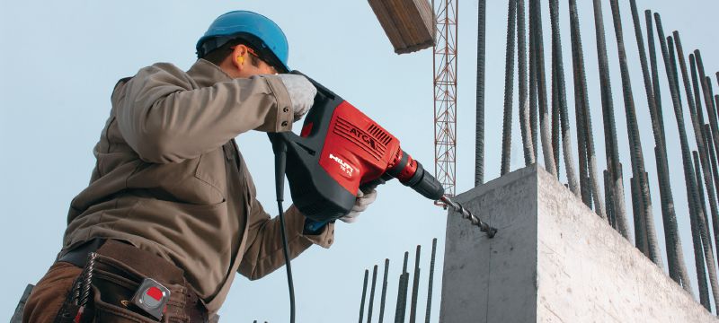 Mũi khoan búa hệ mét TE-YX (SDS Max) Mũi khoan búa SDS Mã (TE-Y) siêu hạng cho hiệu suất vượt trội khi khoan vào bê tông cốt thép Các ứng dụng 1