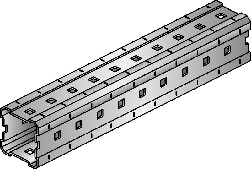 Dầm lắp MI Dầm lắp mạ kẽm nhúng nóng (HDG) để dựng giá đỡ MEP và cấu trúc 3D dạng mô-đun hạng nặng, điều chỉnh được