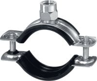 Kẹp ống đóng nhanh hạng nhẹ MP-HI (được cách âm) Kẹp ống mạ kẽm cao cấp có cơ cấu đóng nhanh cho các ứng dụng hạng nhẹ