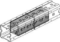 MIC-E Connector Hot-dip galvanised (HDG) connector used to connect MI girders longitudinally for long spans in heavy-duty applications