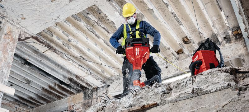 TE 2000-22 Cordless jackhammer Powerful and light battery-powered breaker for concrete and other demolition work (Nuron battery platform) Các ứng dụng 1