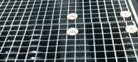 Đĩa lắp sàn grating X-FCM-F (mạ hai lớp) Đĩa lắp sàn grating mạ hai lớp dùng với đinh tán đầu ren để gắn tấm grating lát sàn trong môi trường có độ ăn mòn nhẹ Các ứng dụng 2