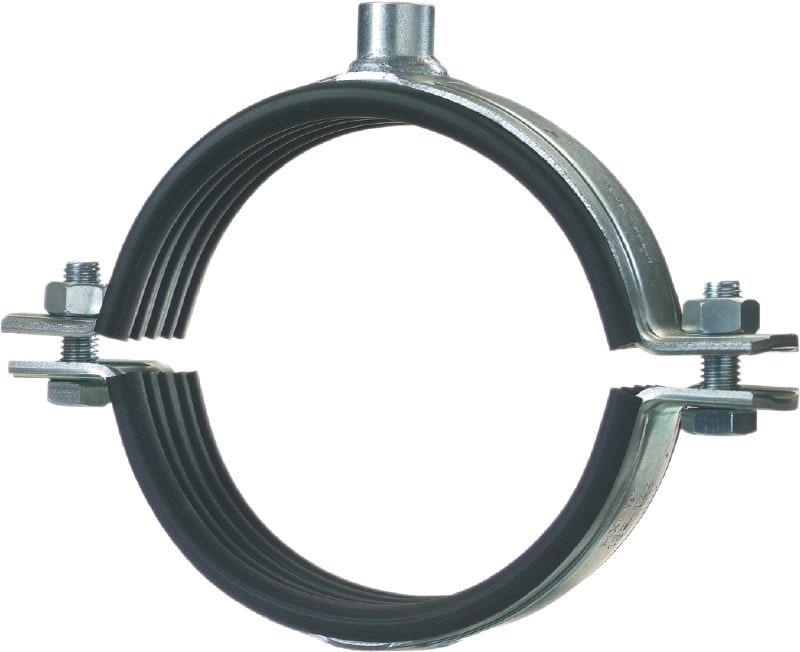 MP-MXI Kẹp ống mạ kẽm cao cấp có lớp lót cách âm cho các ứng dụng đường ống hạng cực nặng