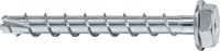 HUS3-H 6 Concrete screw anchor Ultimate-performance screw anchor for quicker permanent fastening in concrete (carbon steel, hex head)