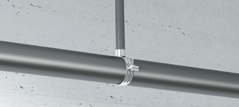 MP-M Kẹp ống mạ kẽm tiêu chuẩn không có lớp lót cách âm cho các ứng dụng đường ống hạng nặng Các ứng dụng 1