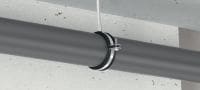 MP-PI HDG Kẹp ống mạ kẽm nhúng nóng (HDG) tiêu chuẩn có lớp lót cách âm cho các ứng dụng hạng nhẹ Các ứng dụng 1
