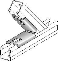 MQW 45°/135°-F Góc 45 hoặc 135 độ mạ kẽm nhúng nóng (HDG) để nối nhiều thanh giằng MQ