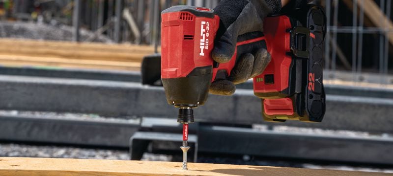 SID 6-22 Cordless impact driver Power-class cordless impact driver with high-speed brushless motor and precise handling to help you save time on high-volume fastening jobs (Nuron battery platform) Các ứng dụng 1