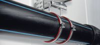 MP-MI Kẹp ống mạ kẽm cao cấp có lớp lót cách âm cho các ứng dụng đường ống hạng nặng Các ứng dụng 2