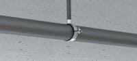 MP-MXI Kẹp ống mạ kẽm cao cấp có lớp lót cách âm cho các ứng dụng đường ống hạng cực nặng Các ứng dụng 2