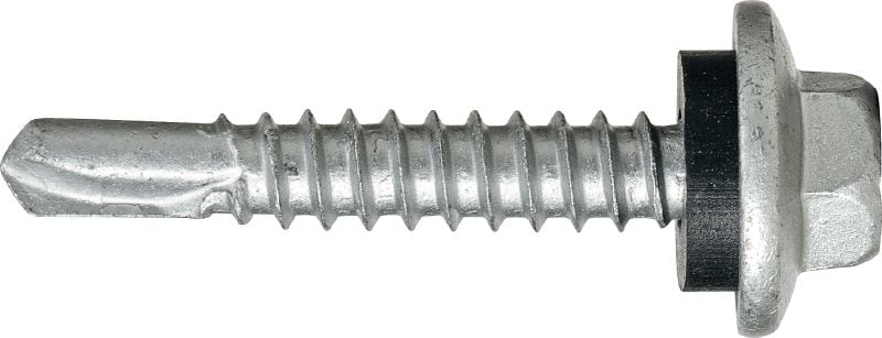 Vít tự khoan bằng kim loại S-MD-HWH K/KS Vít tự khoan (thép cacbon mạ Kwik-cote) có vòng đệm cho bộ phận siết chặt kim loại với kim loại dày vừa-nhẹ (lên đến 0,22 in)