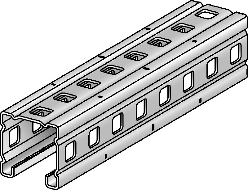 MC-3D-41 OC-A Thanh đỡ mạ kẽm nhúng nóng (HDG) cho các ứng dụng ngoài trời 2D và 3D