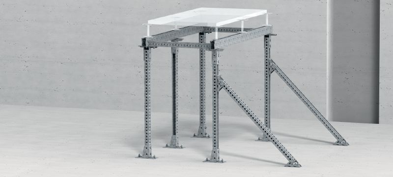 MC-CL OC-A Hot-dip galvanised (HDG) connector to longitudinally join adjacent MC installation channels outdoors Applications 1