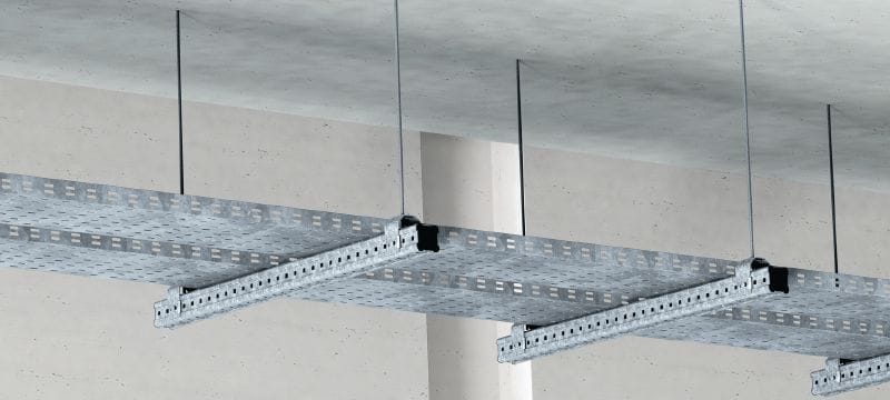 Đầu nối khung MIC-TRC (đôi) Đầu nối mạ kẽm nhúng nóng (HDG) để liên kết que ren M12 (1/2) và M20 (3/4) với dầm MI Các ứng dụng 1