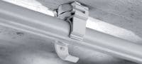 Kẹp ống X-EKSC MX Kẹp cáp/ống dẫn bằng nhựa có thiết kế kẹp vào và khóa nhấn để sử dụng với băng đinh Các ứng dụng 3