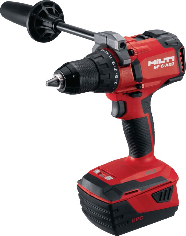 SF 6-A22 Cordless drill driver Power class cordless 22V drill driver with Active Torque Control and electronic clutch for universal use on wood, metal and other materials