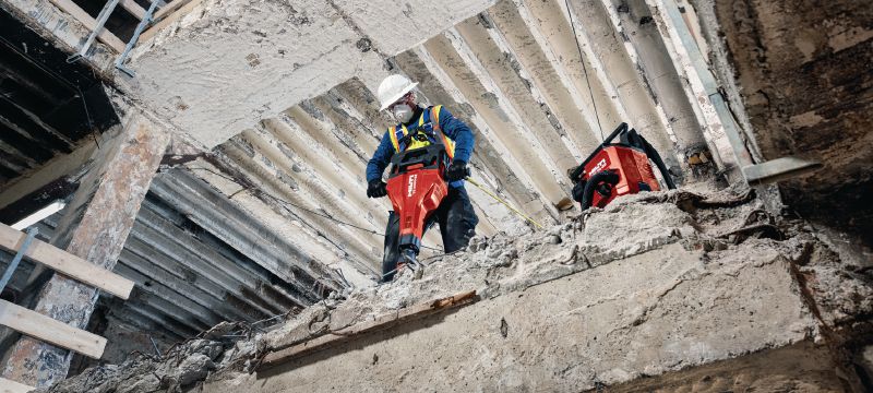 TE 2000-22 Cordless jackhammer Powerful and light battery-powered breaker for concrete and other demolition work (Nuron battery platform) Các ứng dụng 1