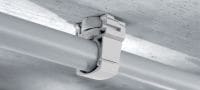 Kẹp ống X-EKSC MX Kẹp cáp/ống dẫn bằng nhựa có thiết kế kẹp vào và khóa nhấn để sử dụng với băng đinh Các ứng dụng 2