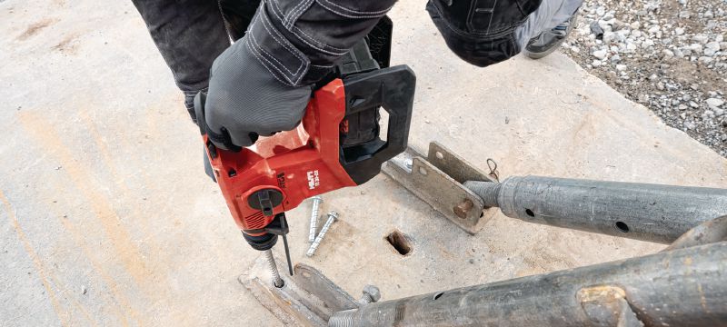 TE 30-22 Cordless rotary hammer Powerful cordless SDS Plus (TE-C) rotary hammer with Active Vibration Reduction and Active Torque Control for concrete drilling and chiseling (Nuron battery platform) Các ứng dụng 1