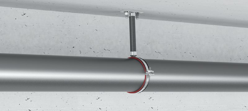 MP-MI Kẹp ống mạ kẽm cao cấp có lớp lót cách âm cho các ứng dụng đường ống hạng nặng Các ứng dụng 1