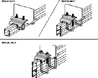 Kẹp dầm MQT-F Kẹp dầm mạ kẽm nhúng nóng (HDG) để nối trực tiếp thanh giằng MQ với dầm thép