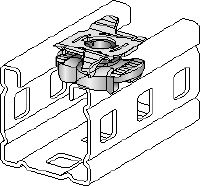 MC-WN-M10 OC Đế trượt bắt ty mạ kẽm nhúng nóng (HDG) để siết cấu phần/bu-lông ren với mặt hở của thanh đỡ MC